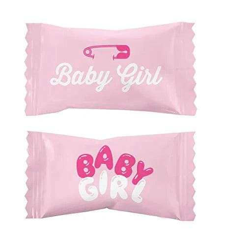 Butter Mints, Individually Wrapped - Baby Girl