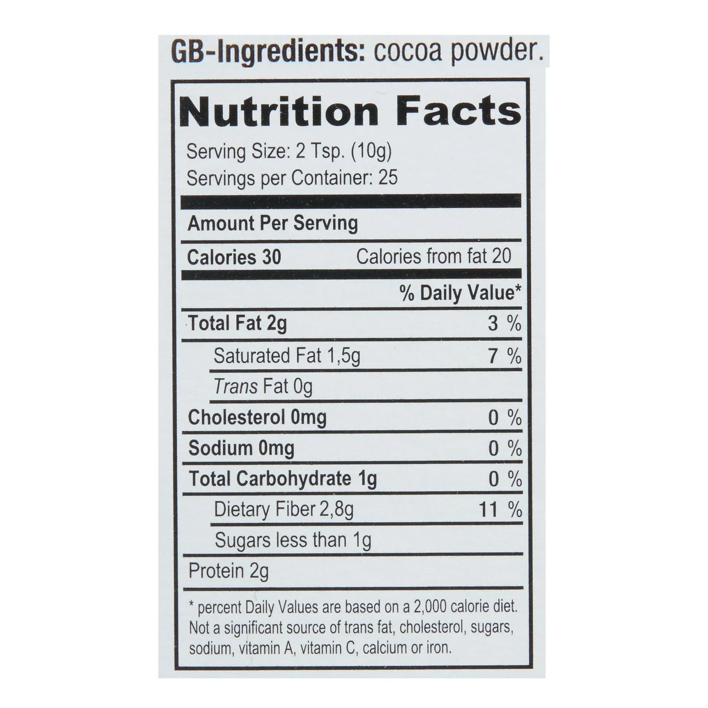 Droste Cocoa Powder 8.8 OZ Box