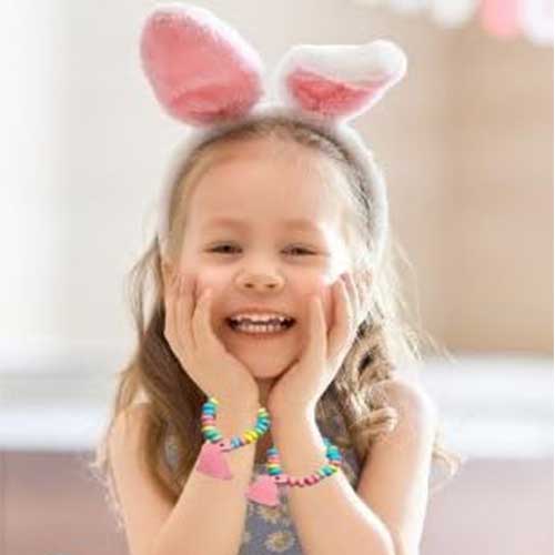 Easter Bunny Candy Bracelets – Stretchable Fruity Candy Bracelets – Multicolor Assortment – Perfect Easter Basket Filler & Party Favor– Pack of 12 Pieces