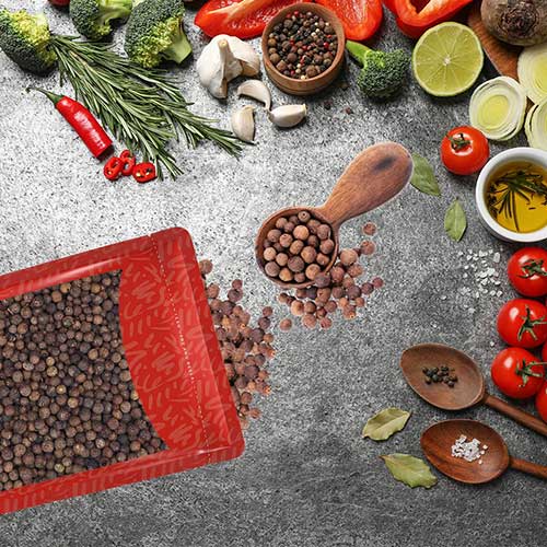 Whole Allspice Berries – Premium Jamaican Pimento Seeds – Bold, Warm Flavor for Cooking, Baking & Pickling – Resealable Bag – 1 lb